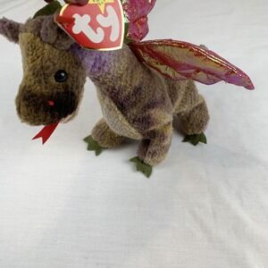 Rare Retired Beanie Babies With Tag Errors Scorch 1998 #403
